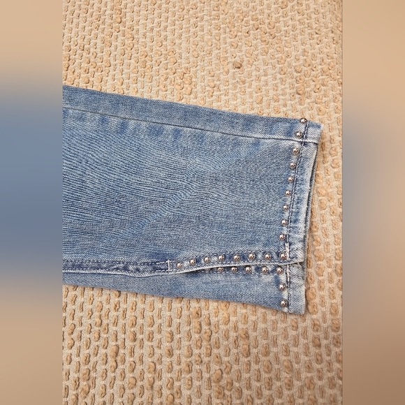 ARMANI EXCHANGE WOMEN'S J19 SUPER-SKINNY SIDE SLIT JEANS SIZE 31 - Picture 4 of 14